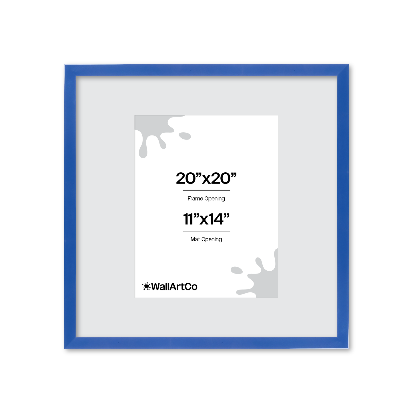 The Head Turner - Blue Picture Frame
