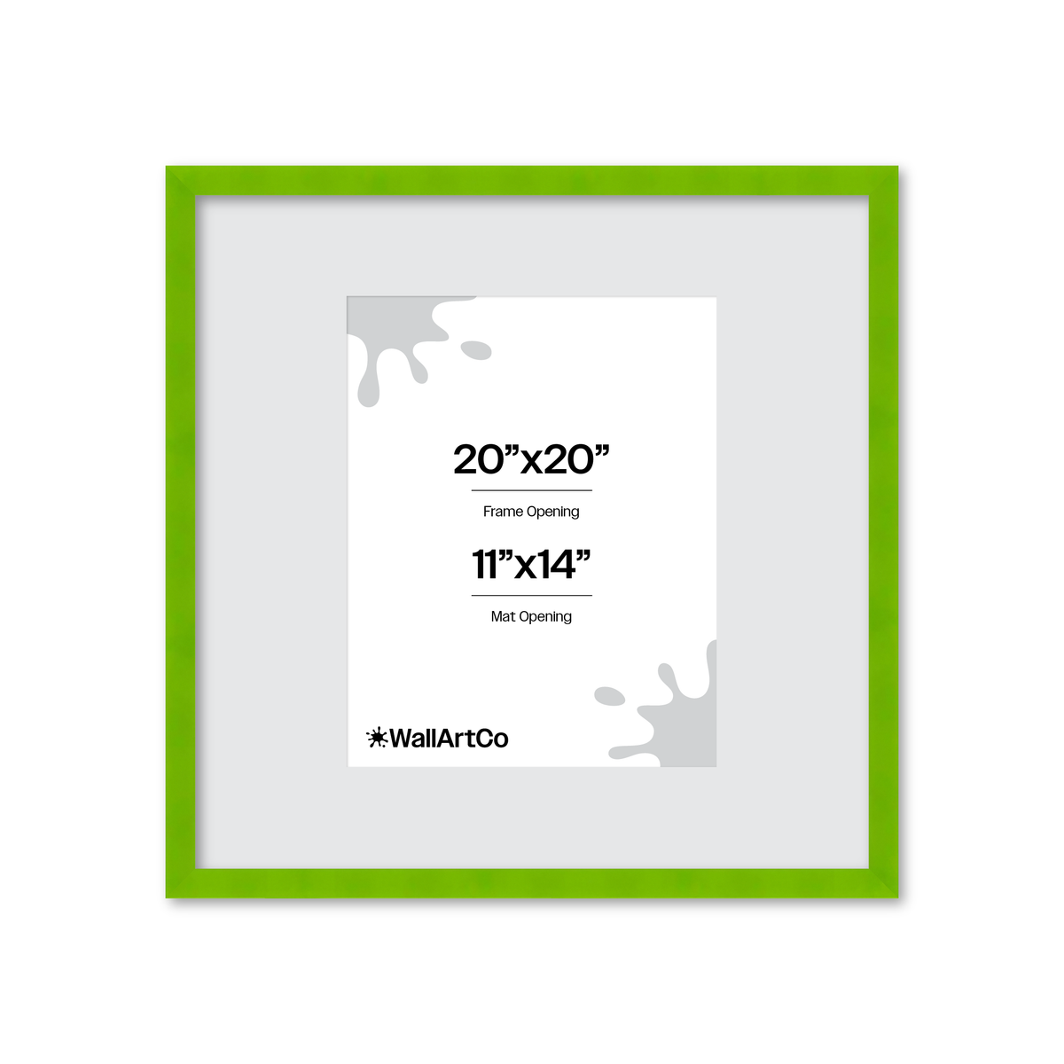 The Head Turner - Green Picture Frame
