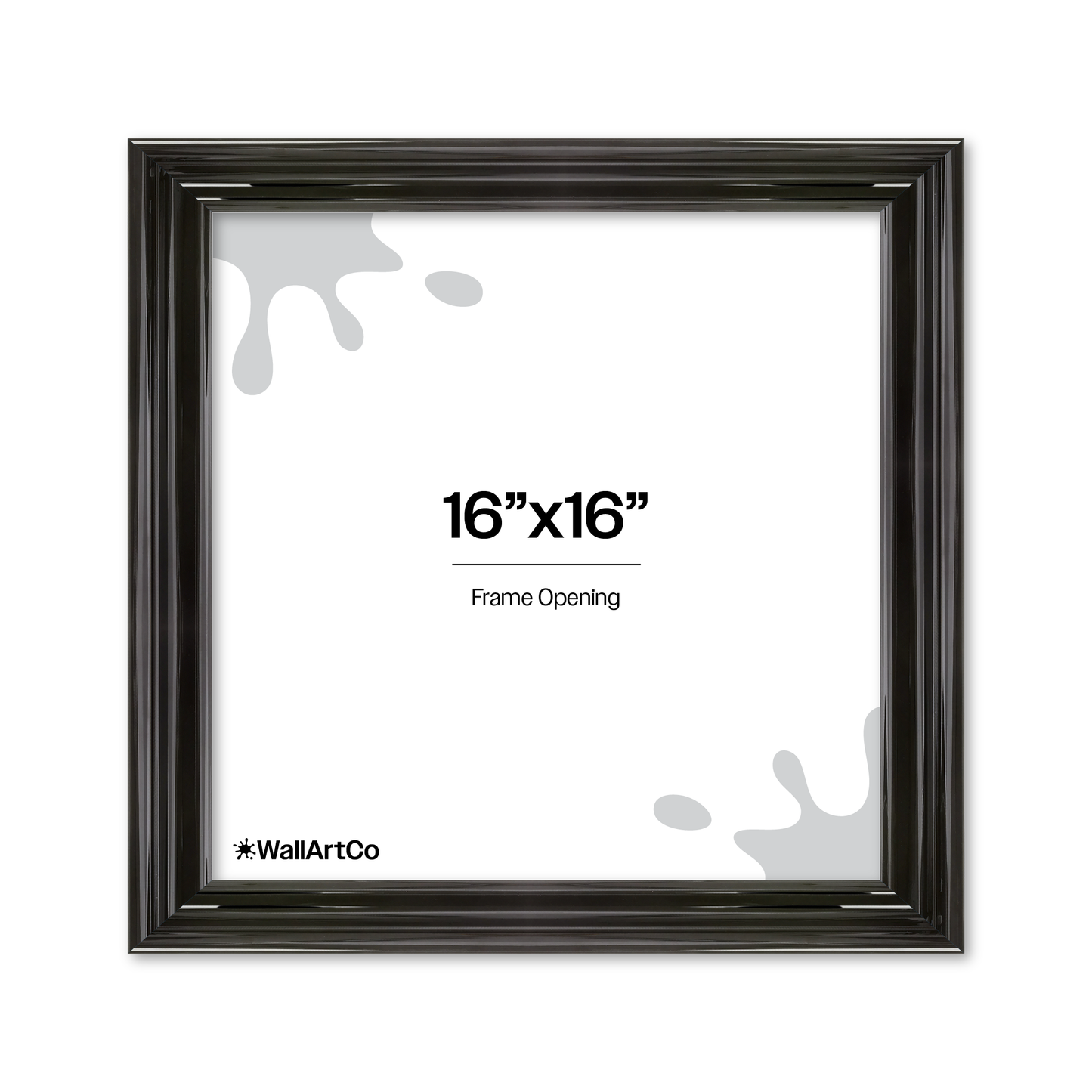 front of picture frame
