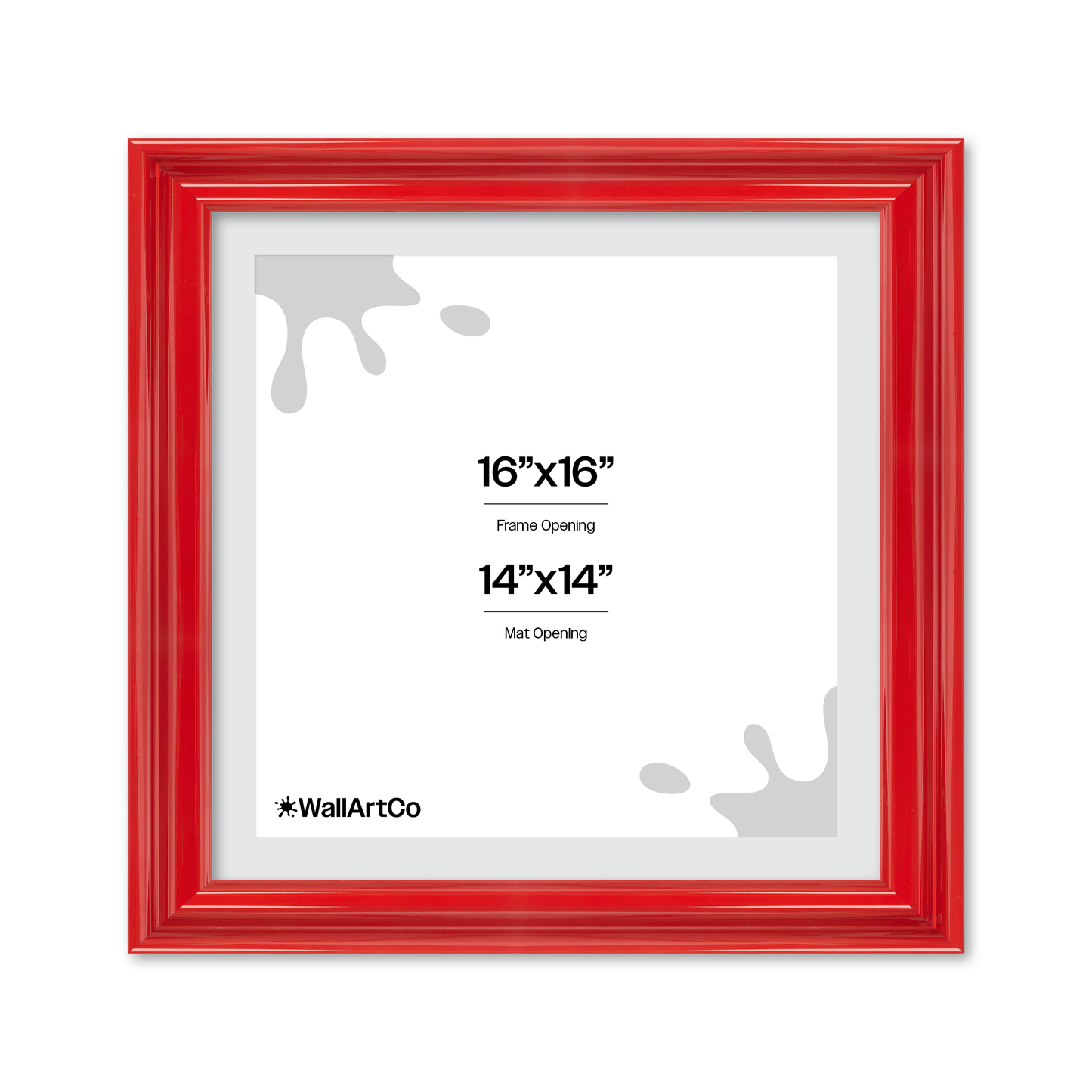front of picture frame