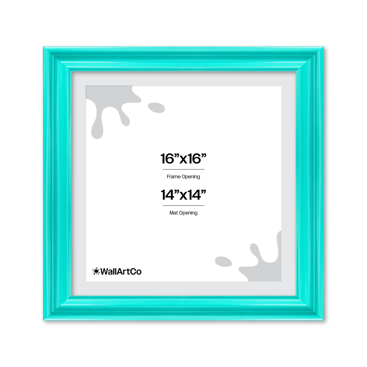 front of picture frame