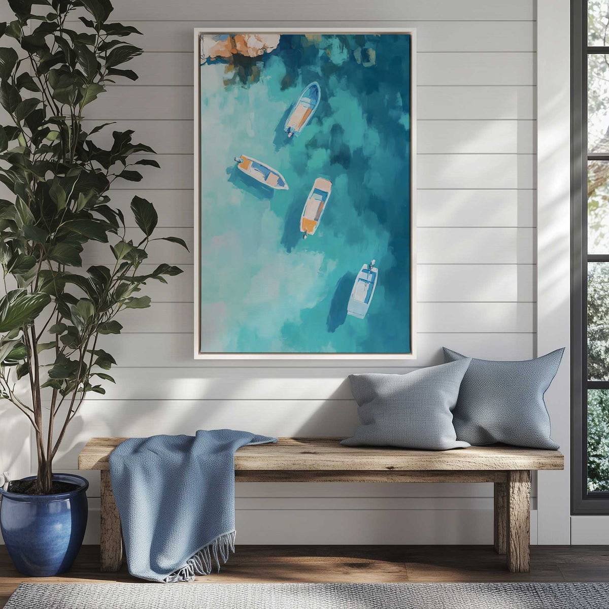 Picture of art in a room