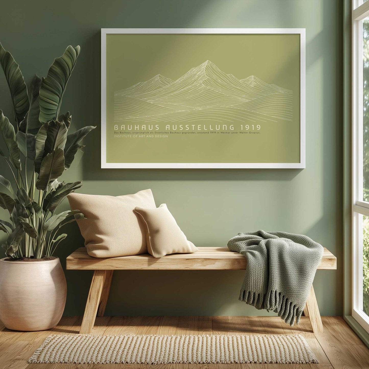 Picture of art in a room