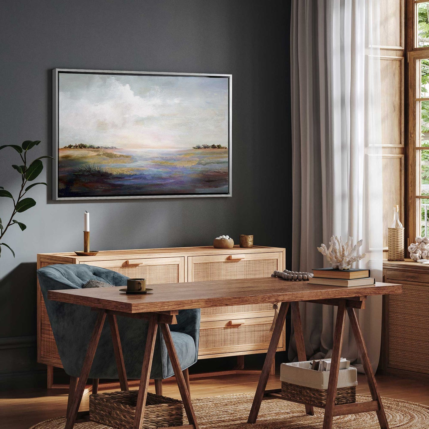 Soft Horizon Canvas Print