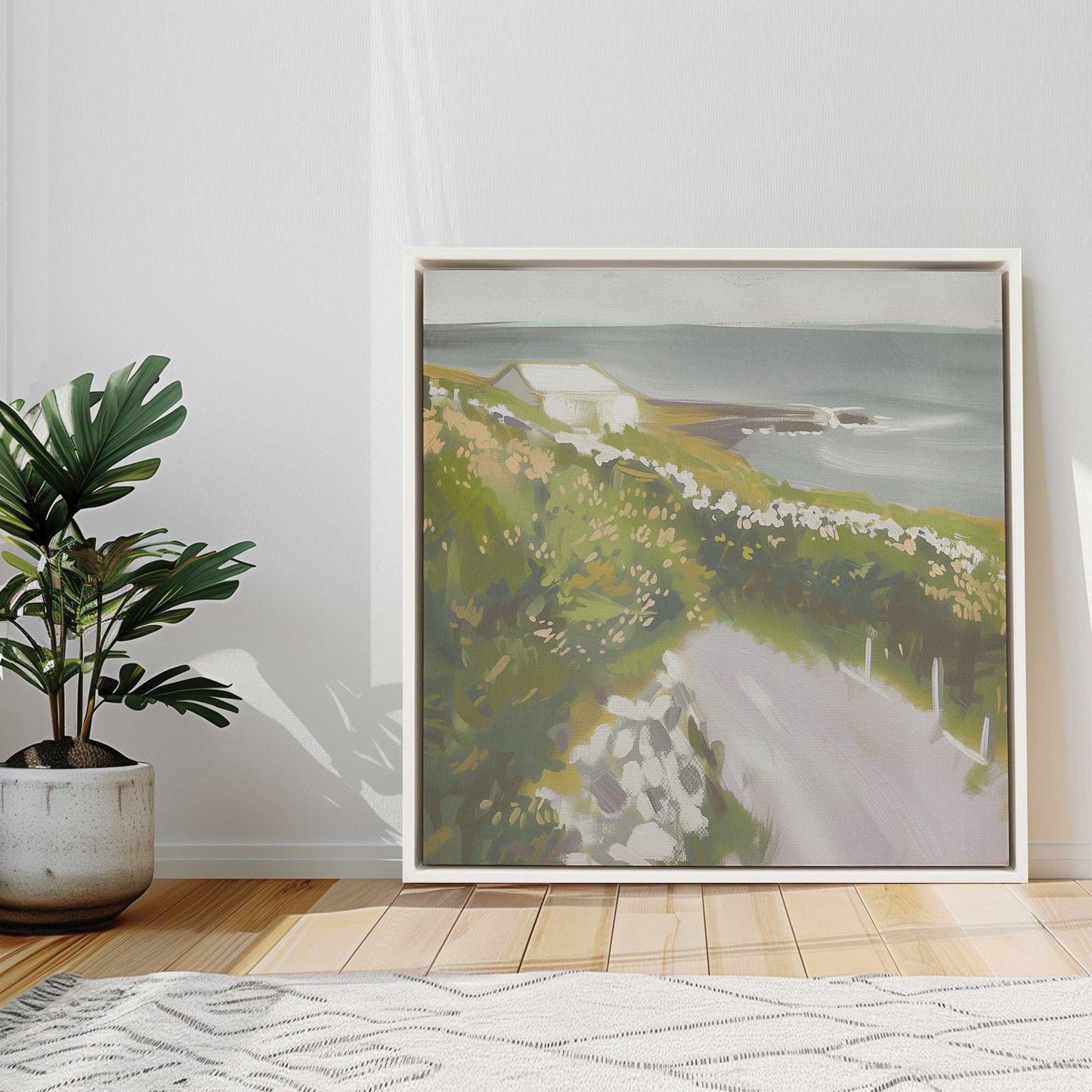 Coastal Path to the Sea I Canvas Print