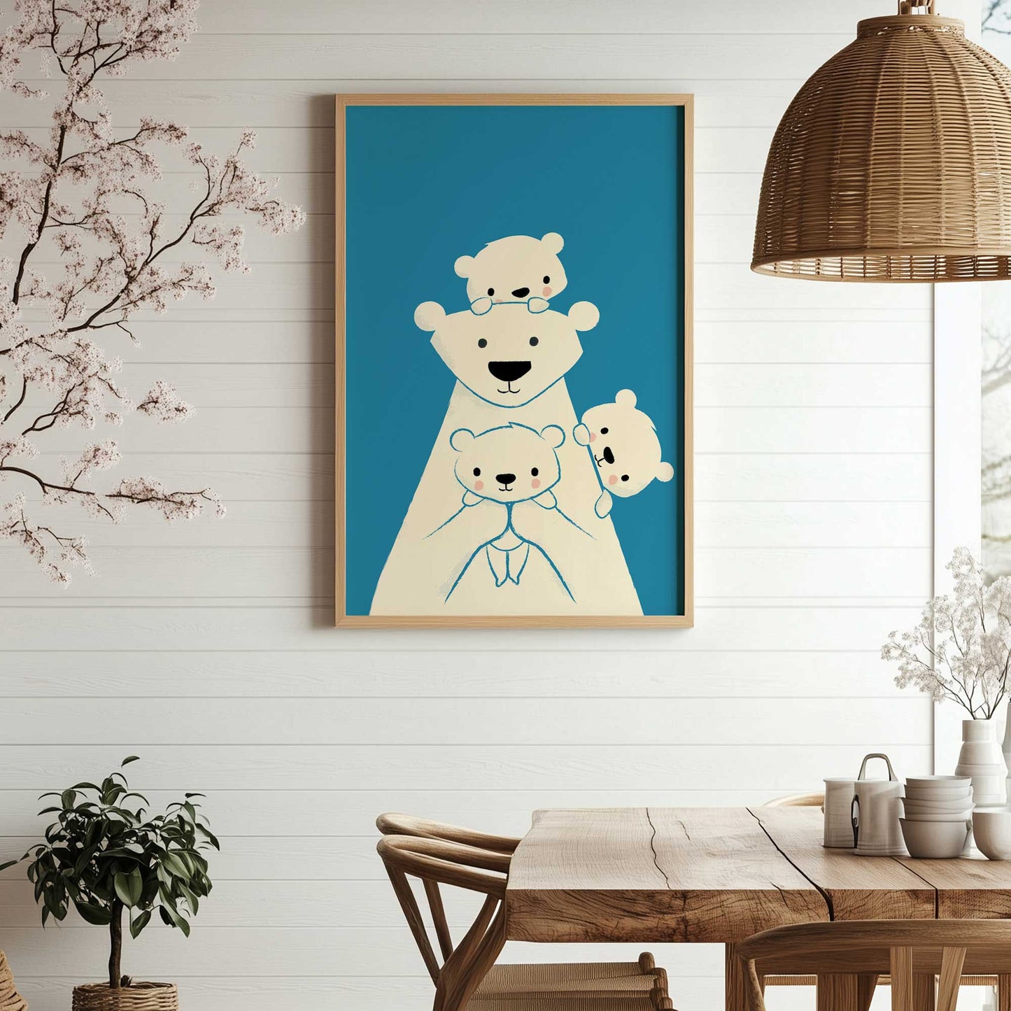 Picture of art in a room