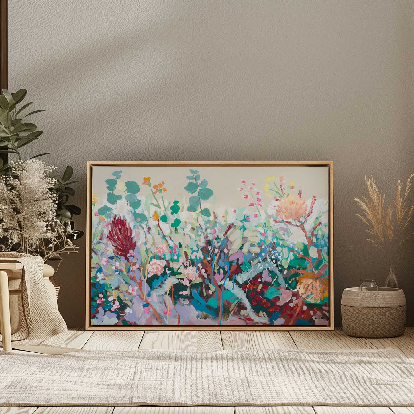 Picture of art in a room
