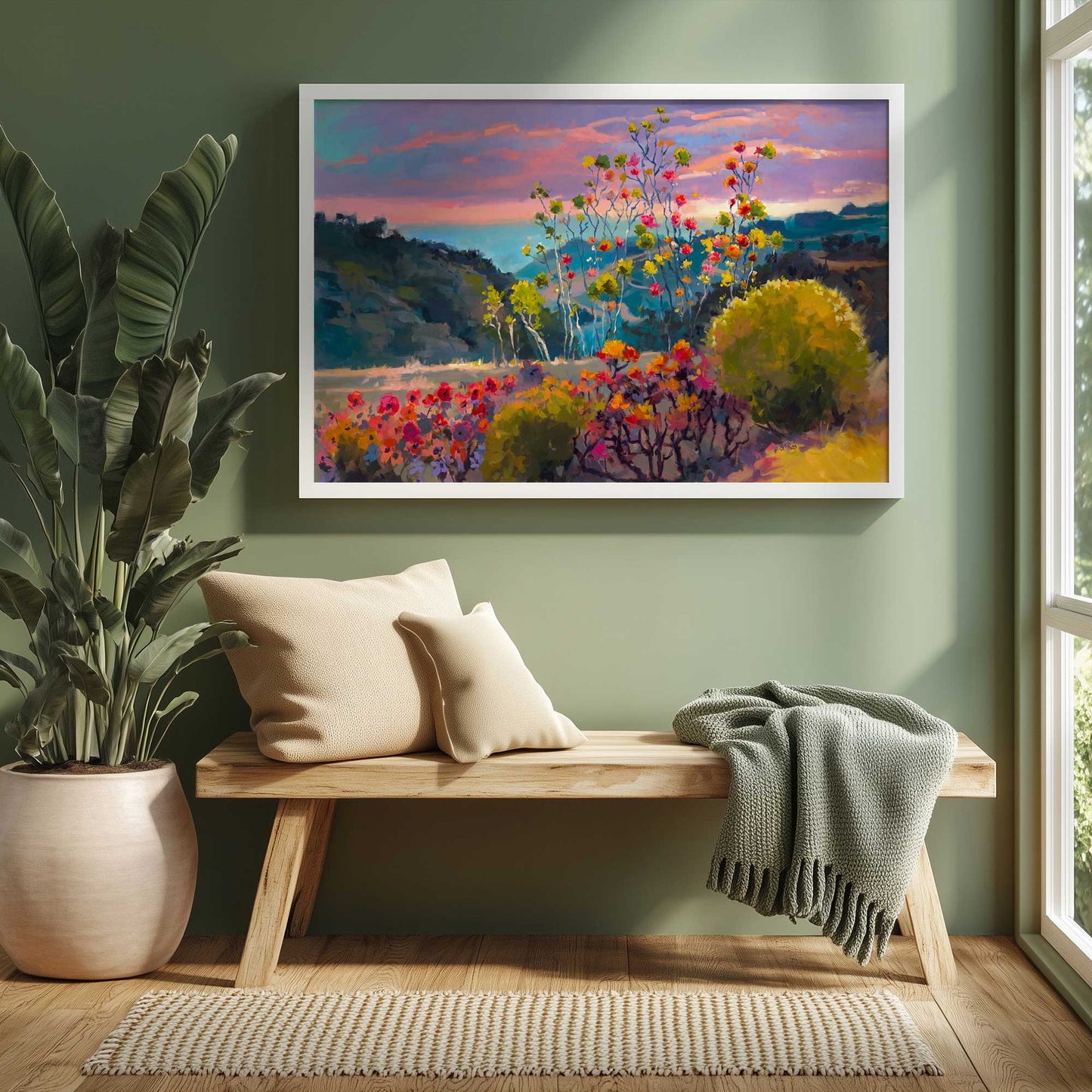 Picture of art in a room