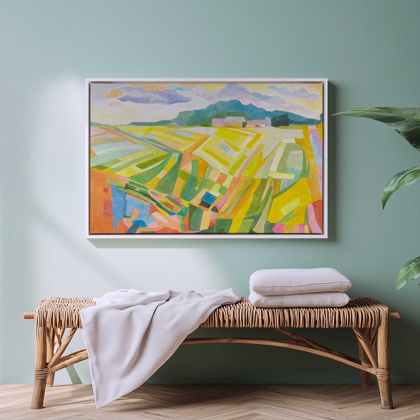 Picture of art in a room