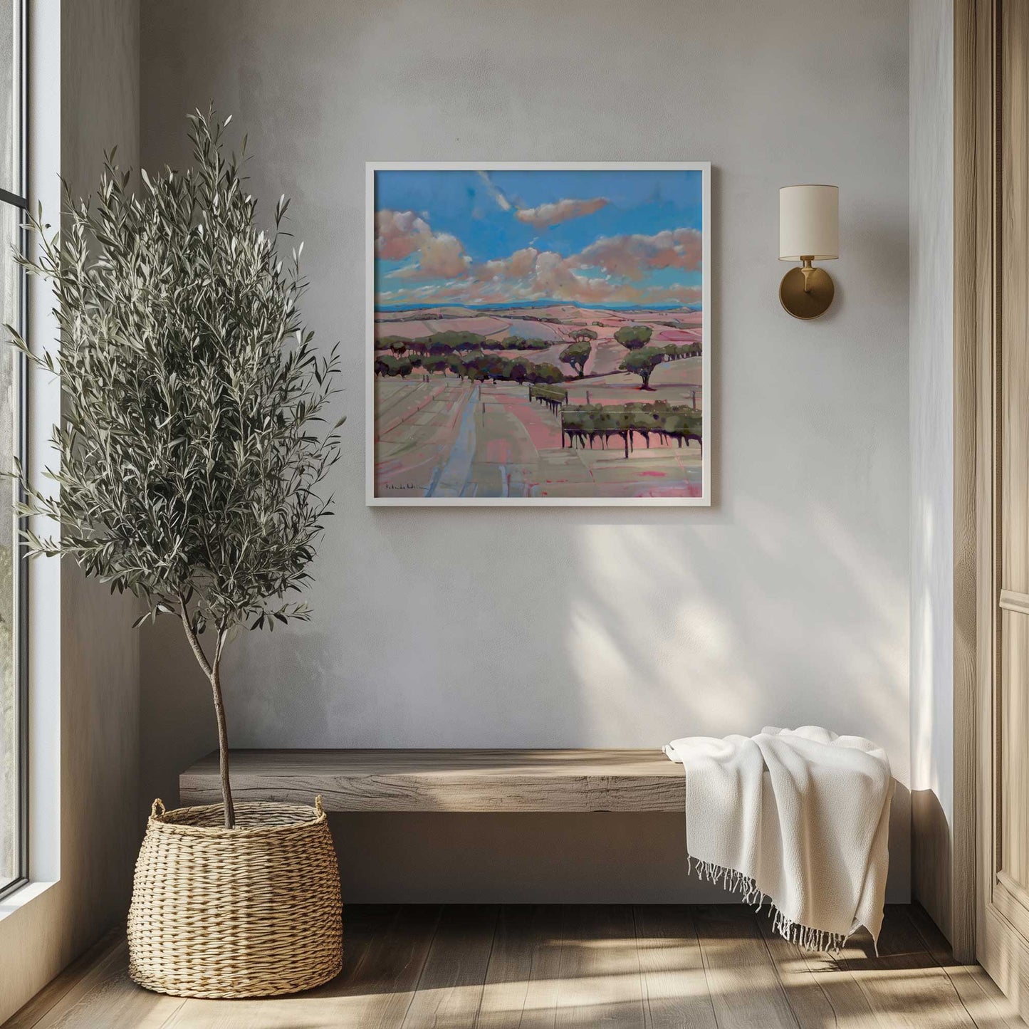 Picture of art in a room