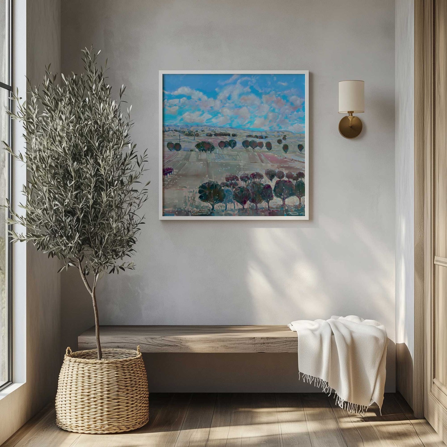 Picture of art in a room