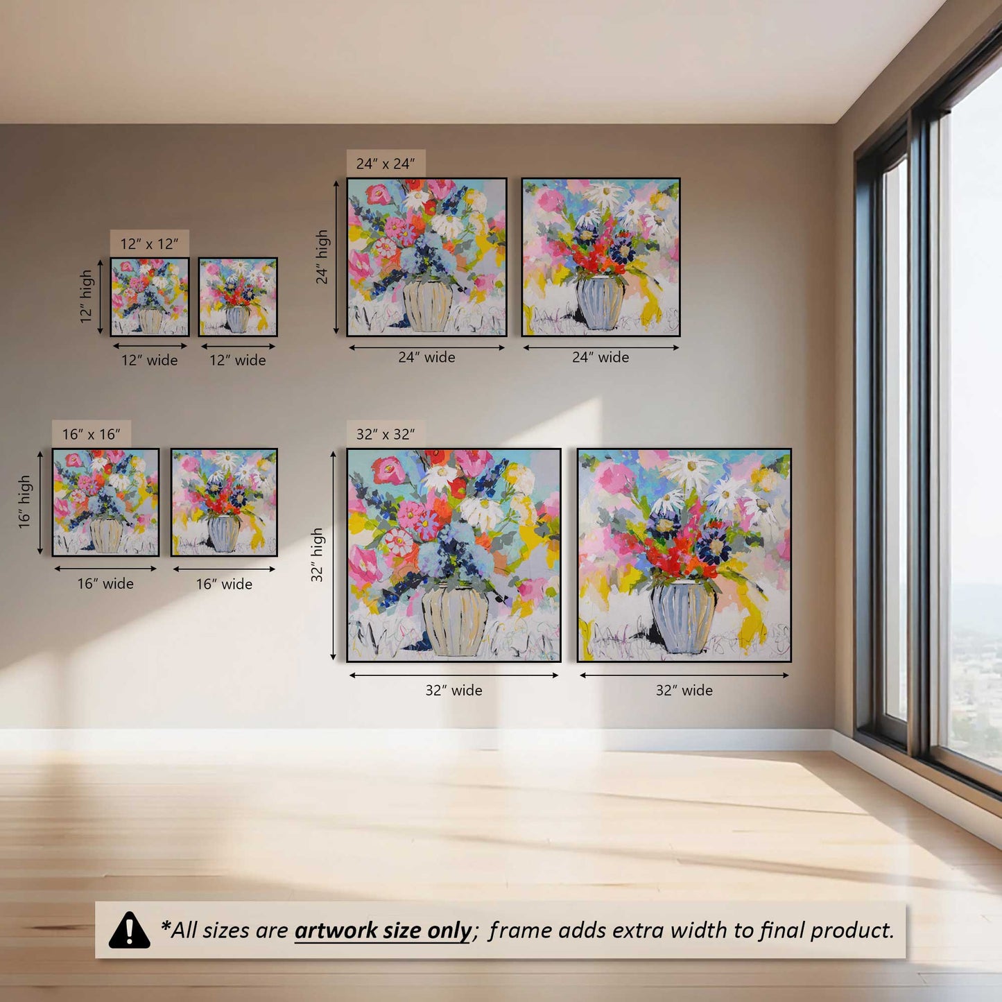 Bloom Boom Party, Set of 2 Canvas Prints