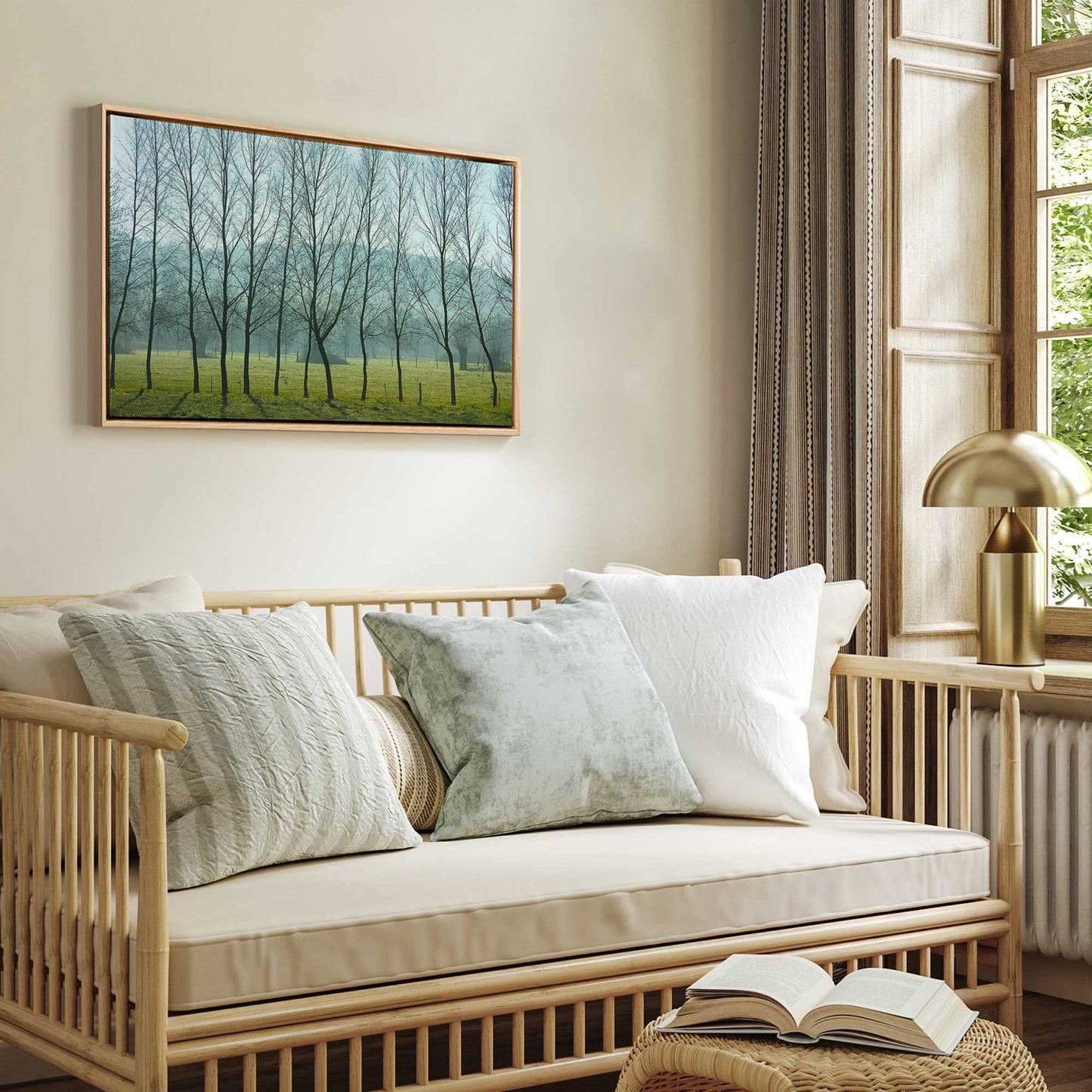 Row of Trees Canvas Print