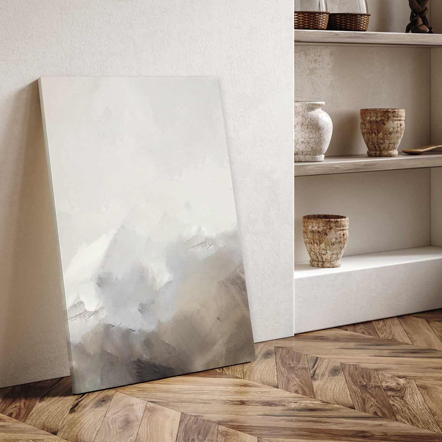 Earth and Sky Abstract II Canvas Print