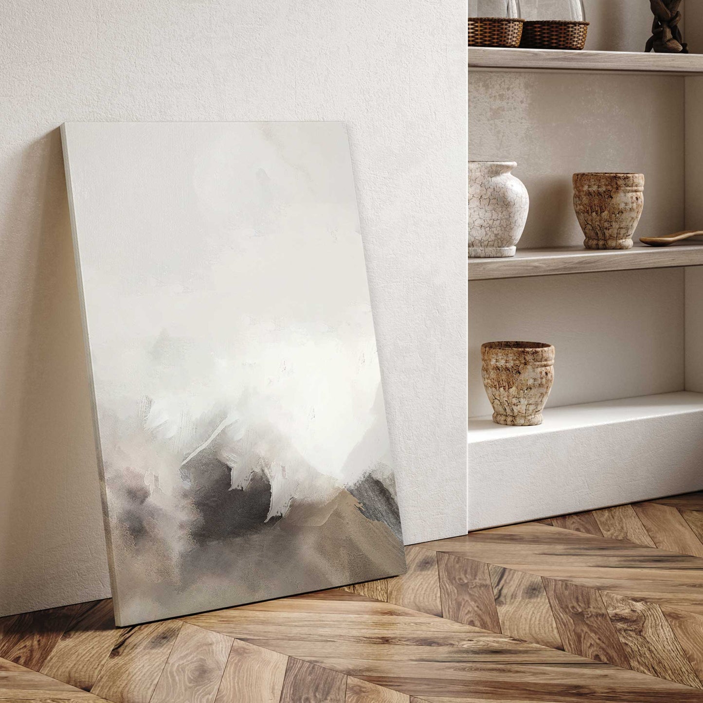 Earth and Sky Abstract III Canvas Print