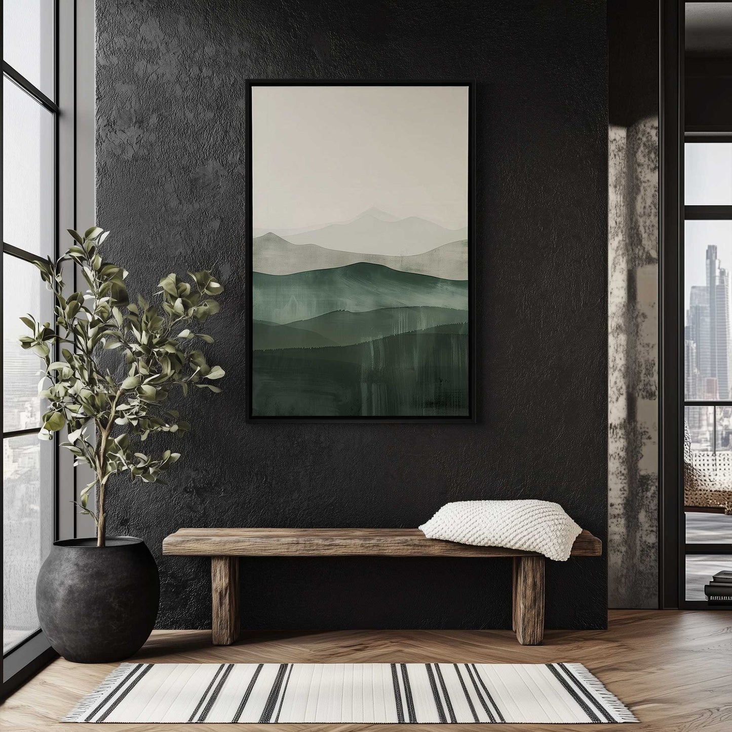 Picture of art in a room