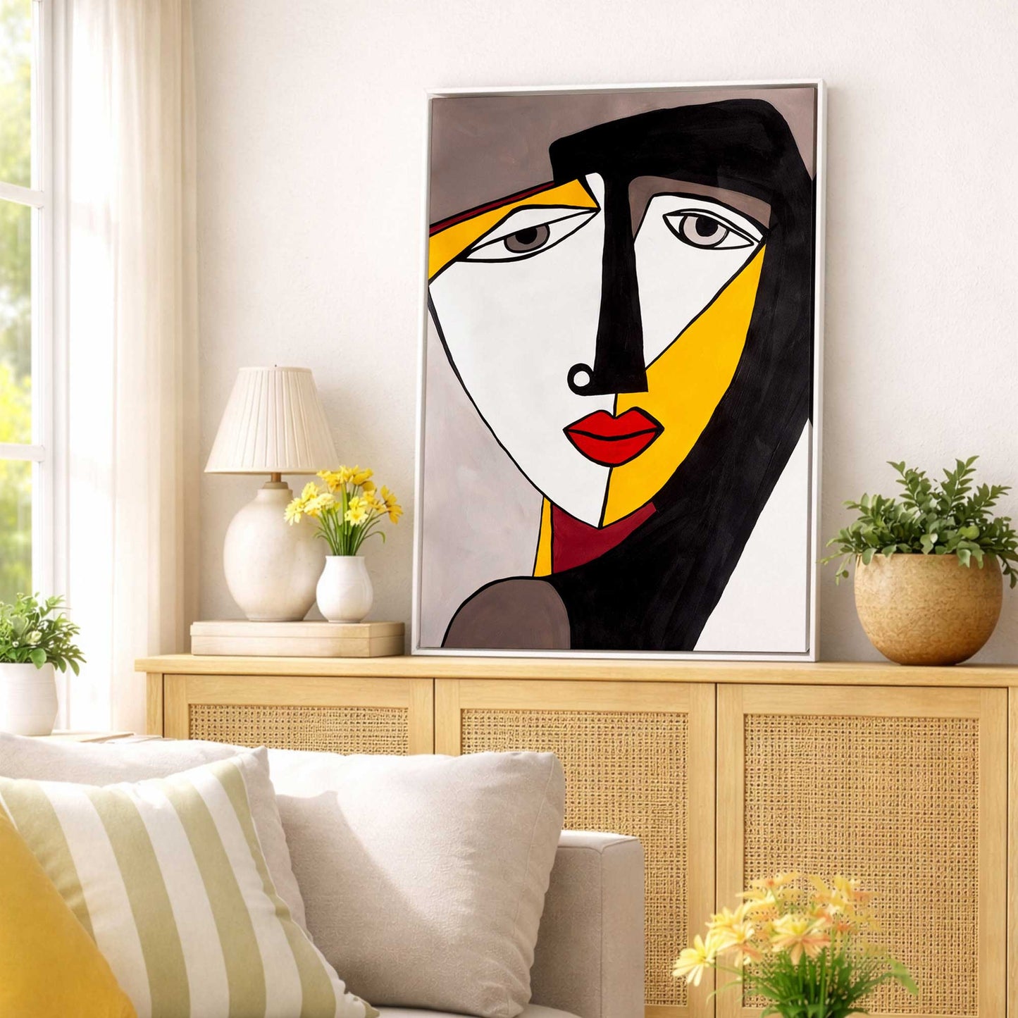 Picture of art in a room