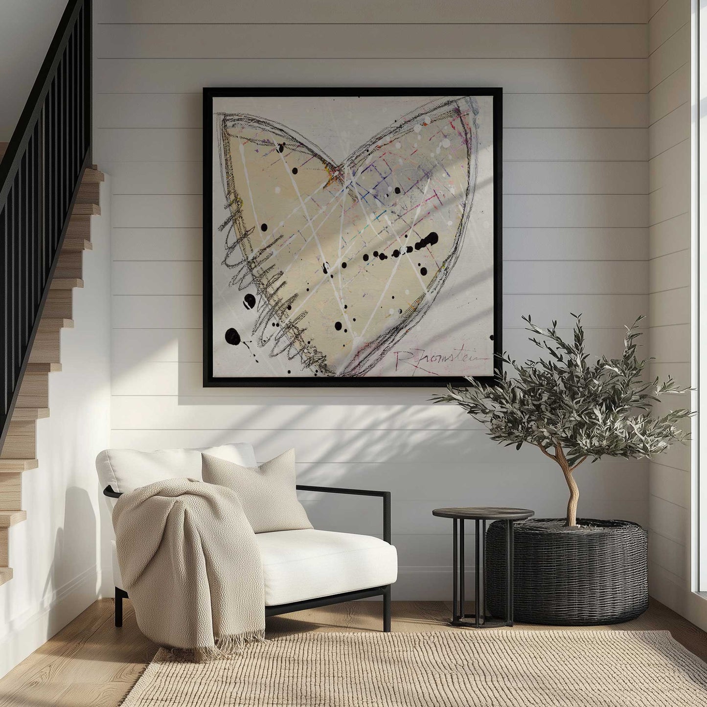 Picture of art in a room