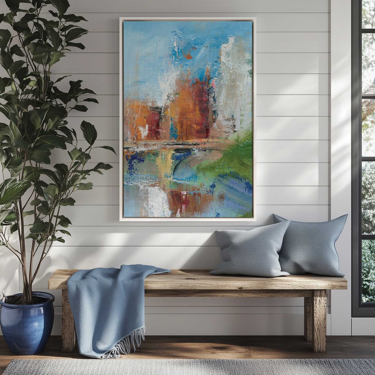 Picture of art in a room