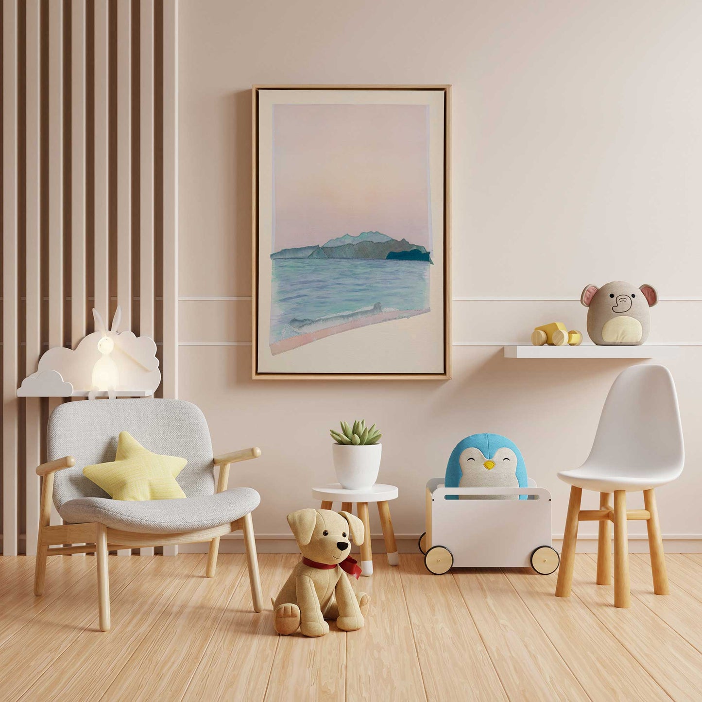 Picture of art in a room