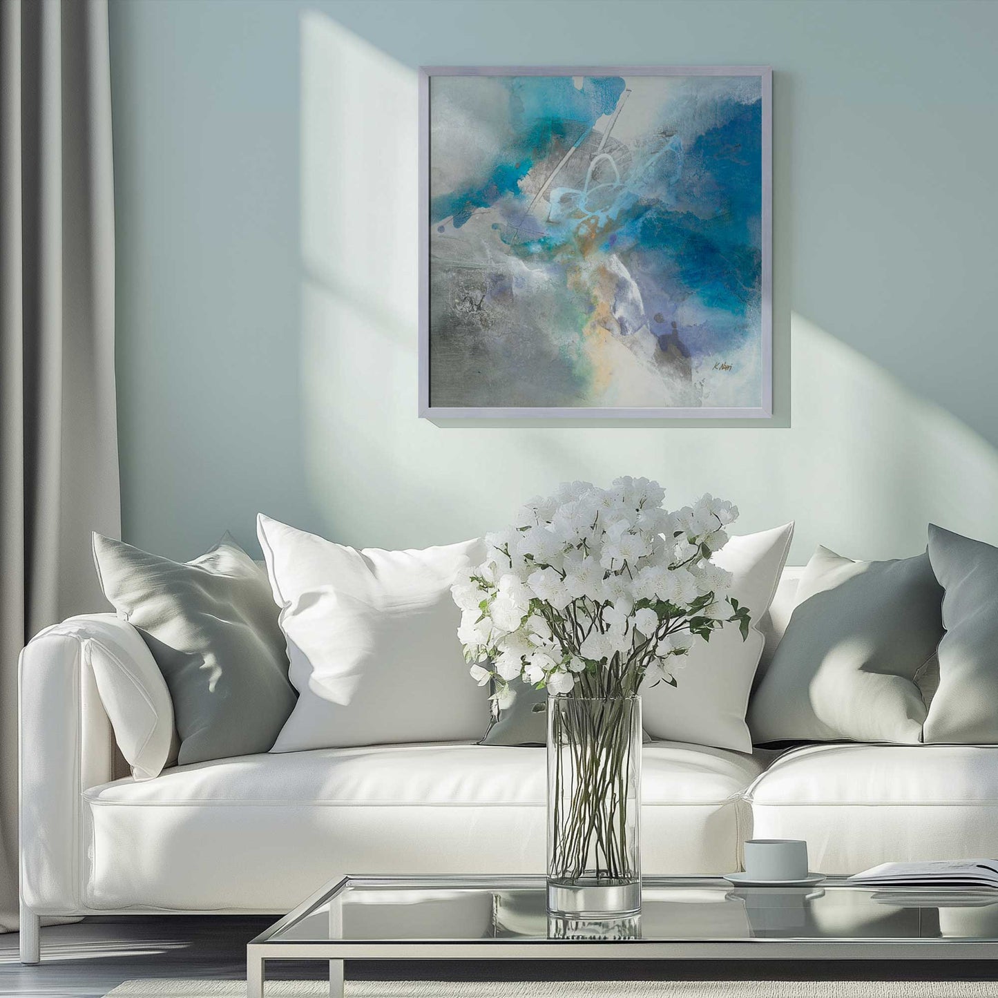 Picture of art in a room