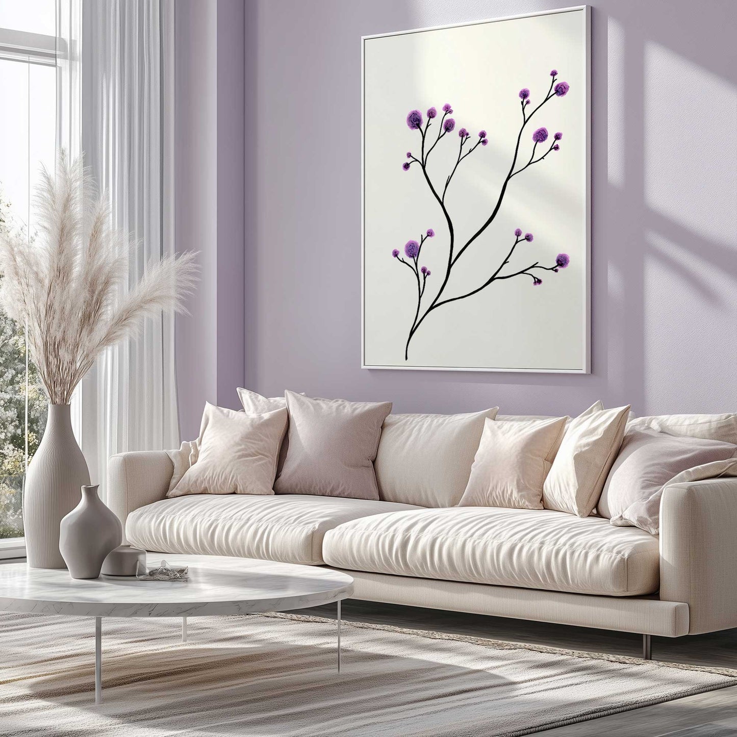 Picture of art in a room