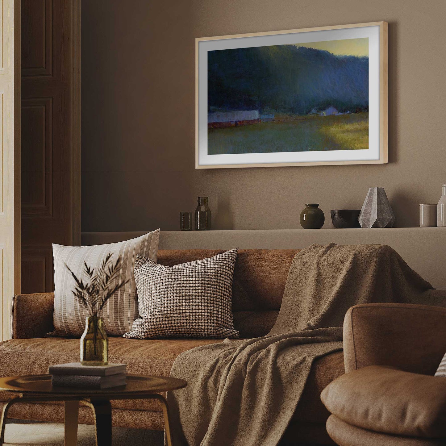 Quiet Valley Morning Art Print