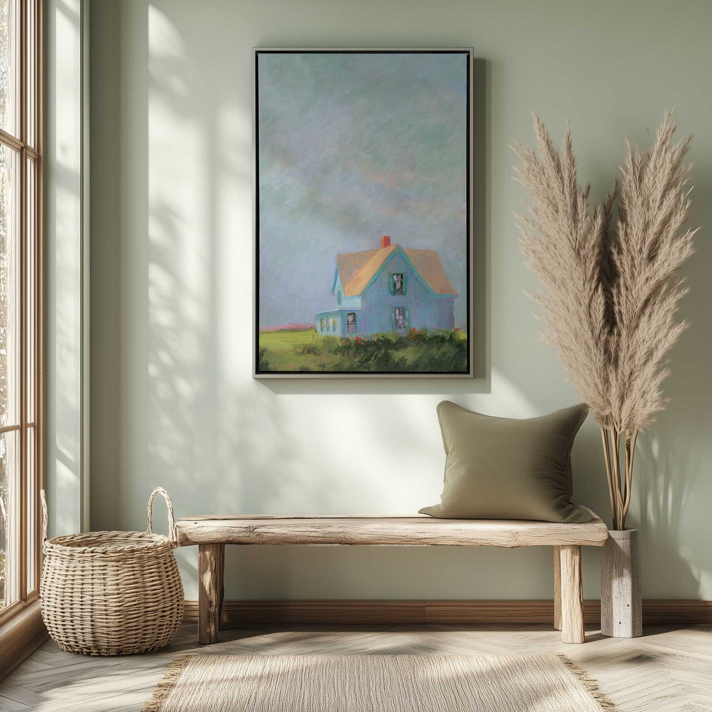 Picture of art in a room