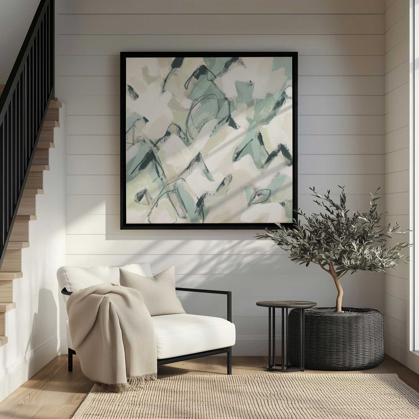 Picture of art in a room