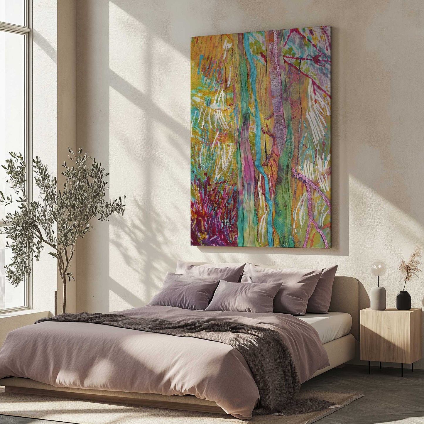 Picture of art in a room