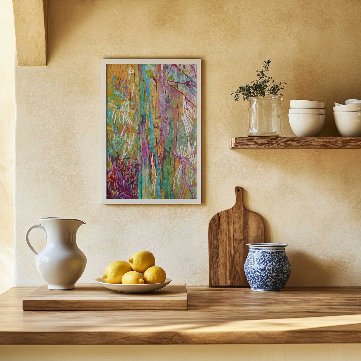Picture of art in a room
