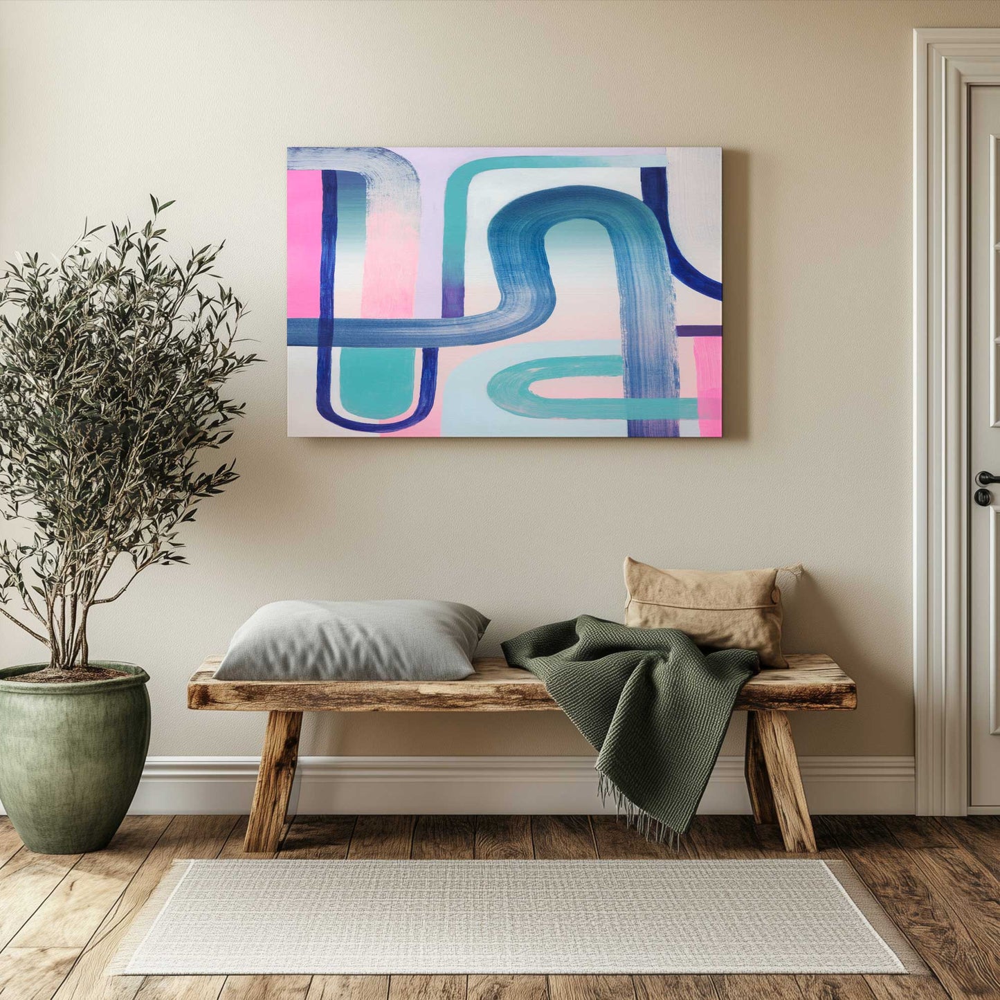 Picture of art in a room