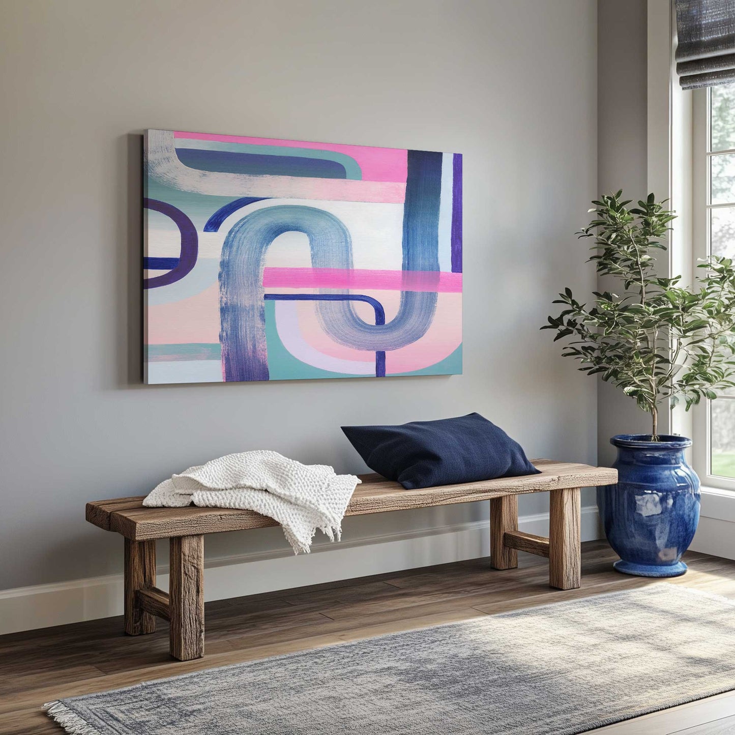 Picture of art in a room