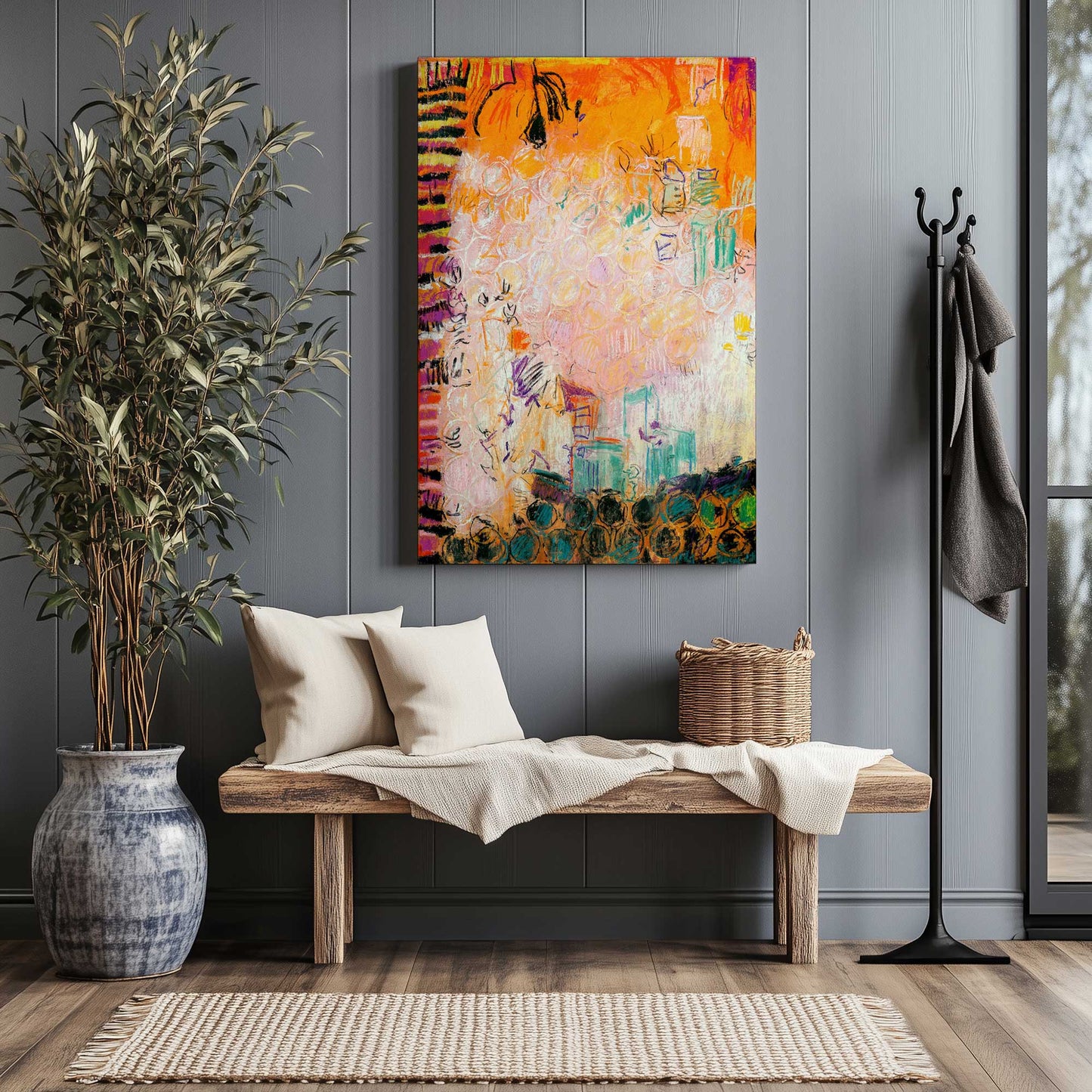 Picture of art in a room