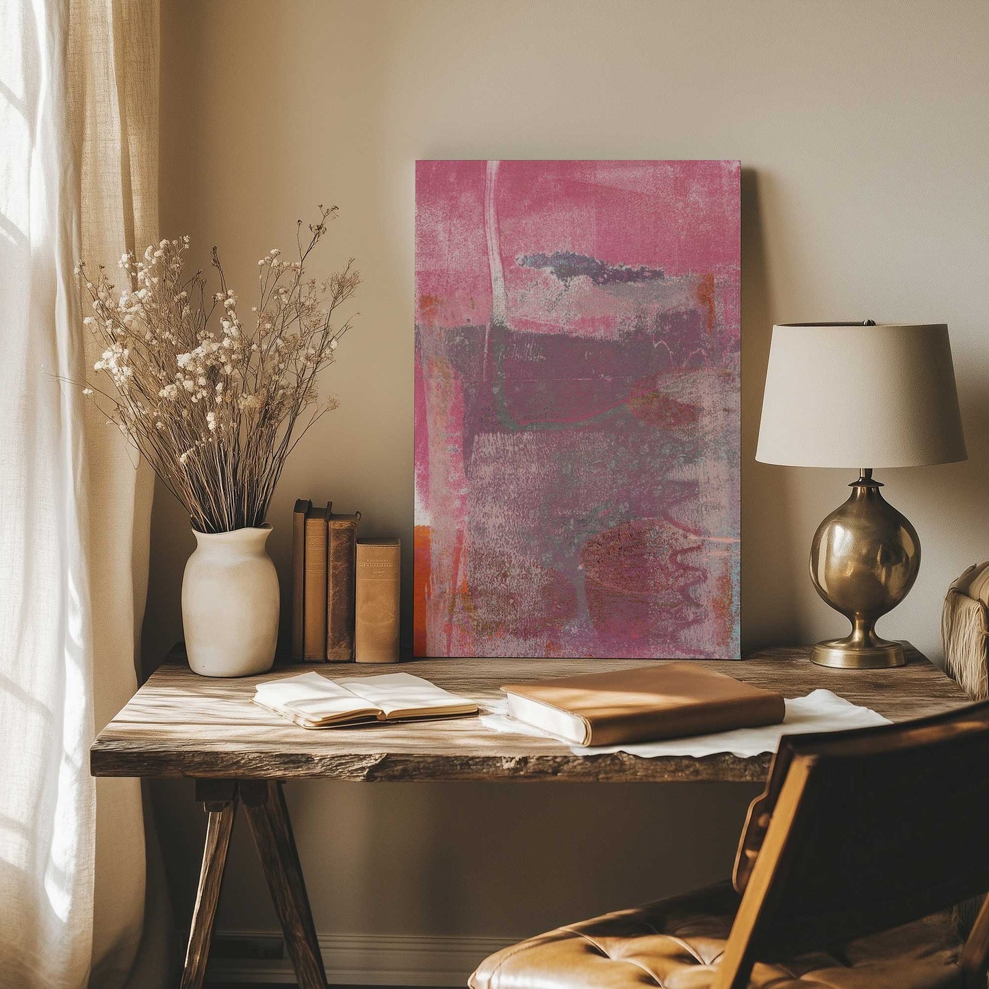 Picture of art in a room