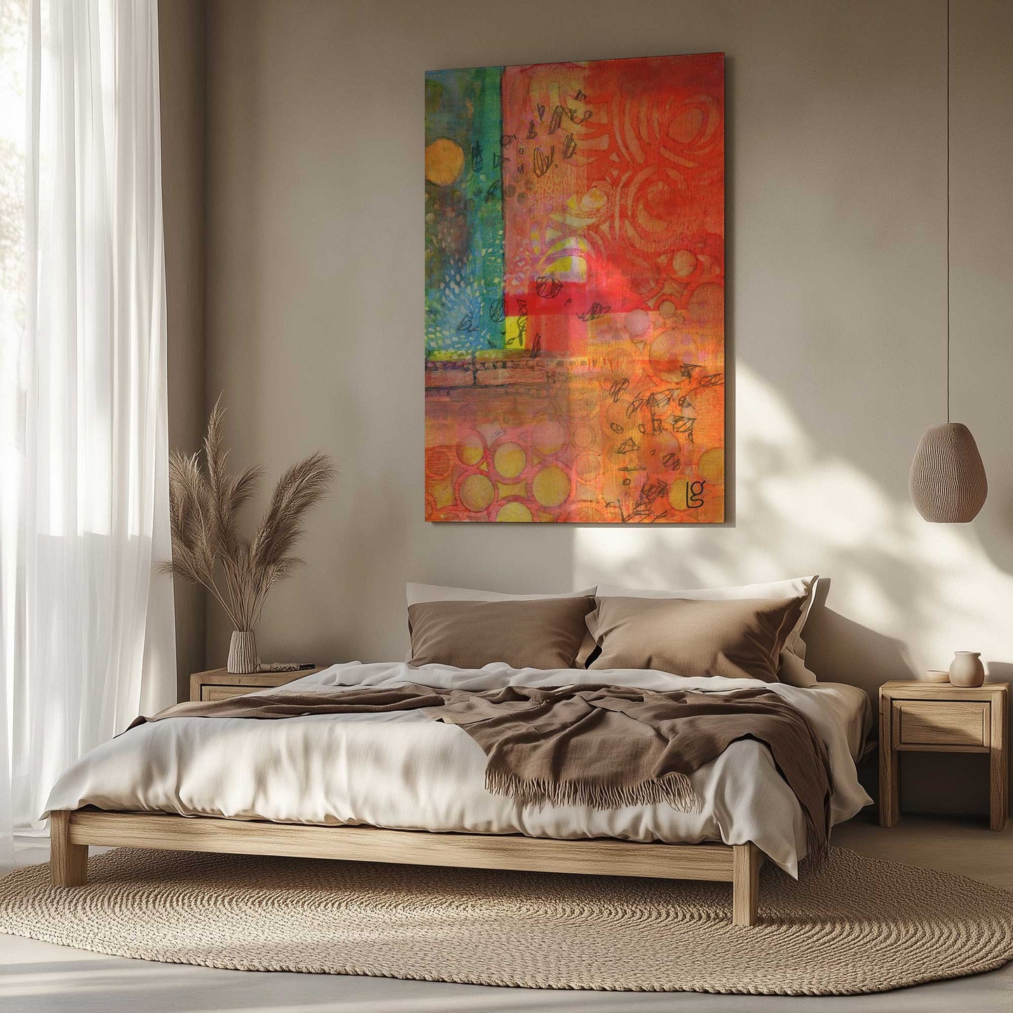Picture of art in a room