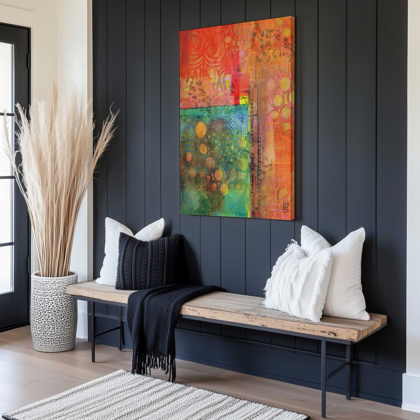 Picture of art in a room