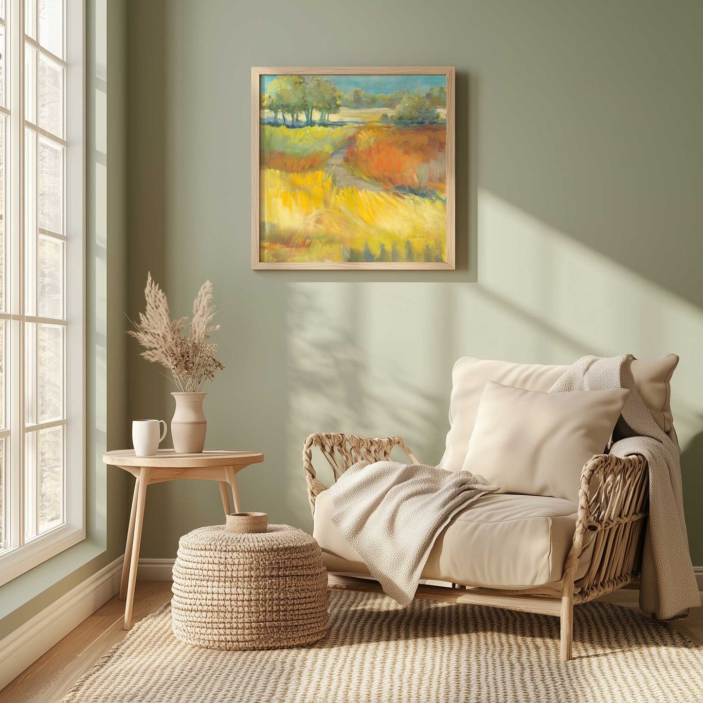 Picture of art in a room