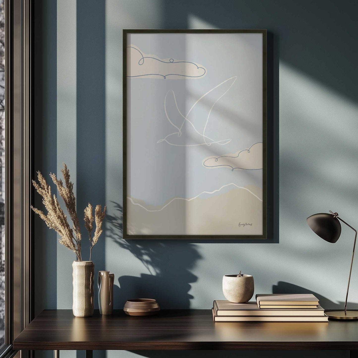 Picture of art in a room
