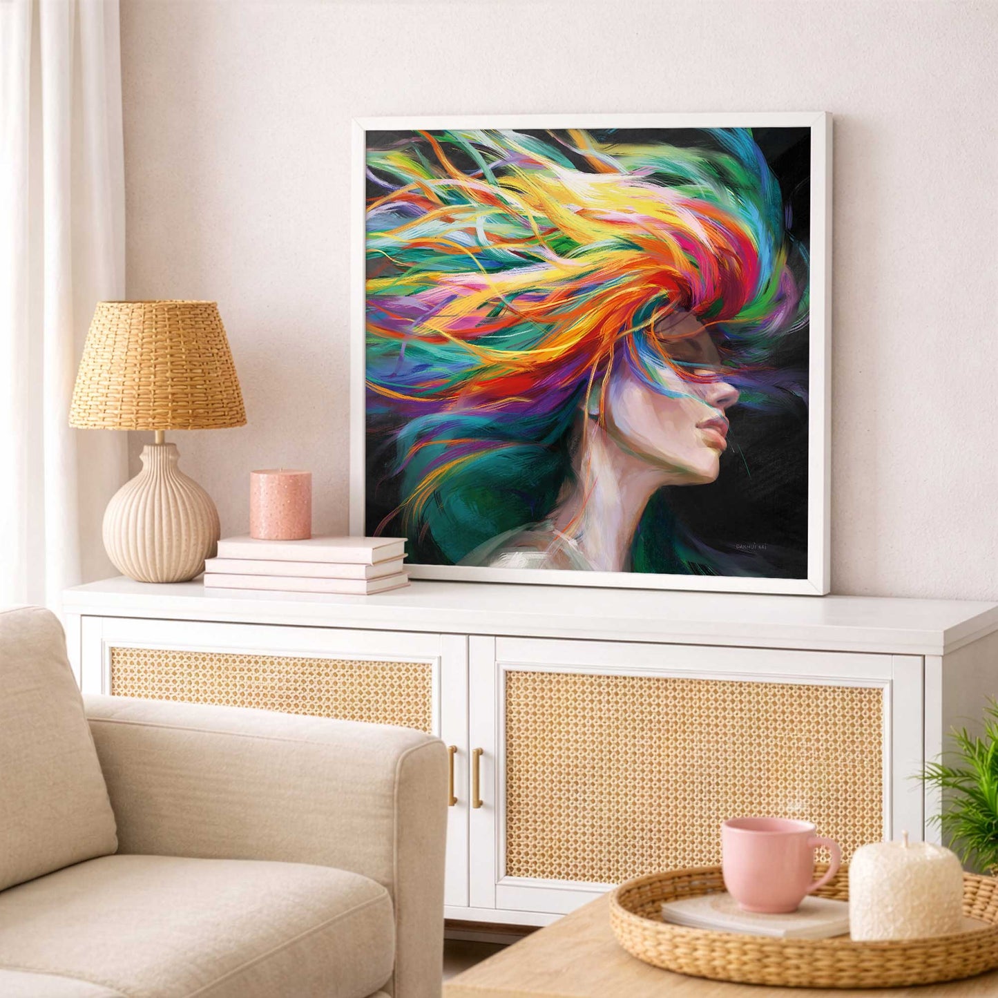 Picture of art in a room