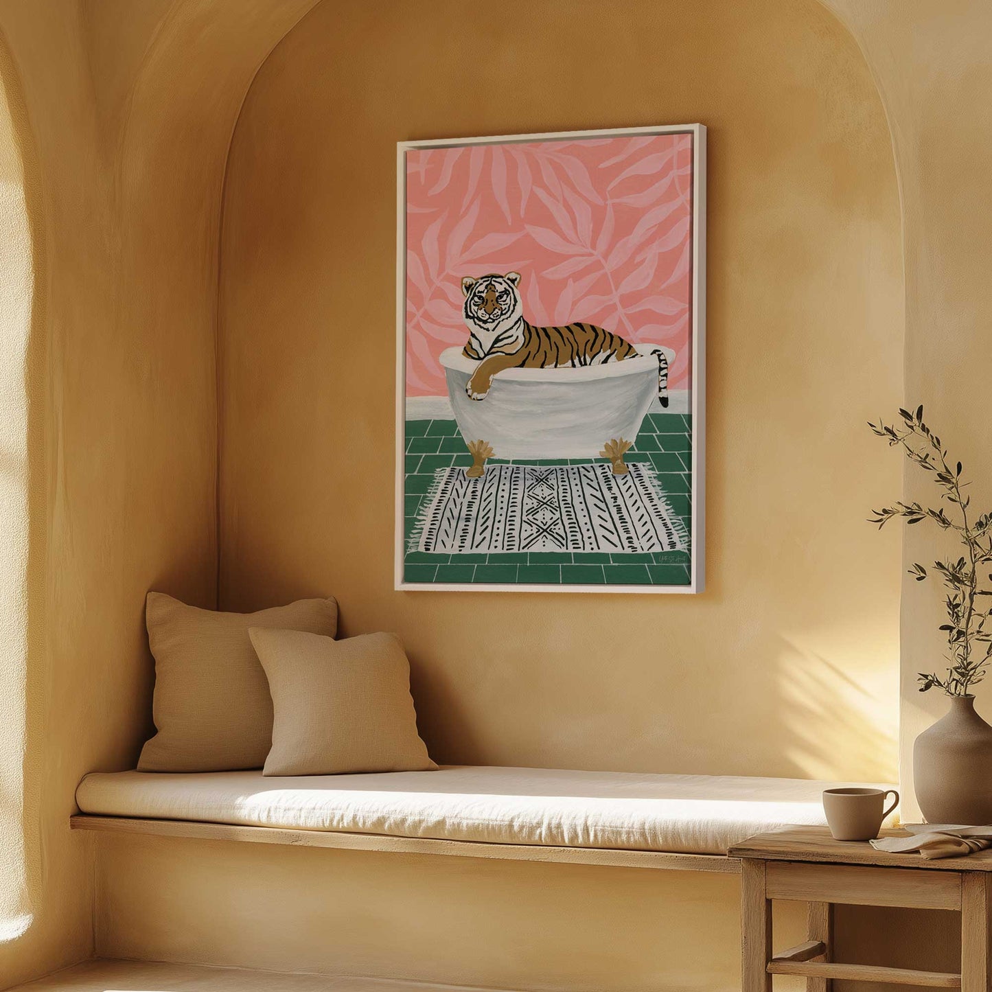 Picture of art in a room
