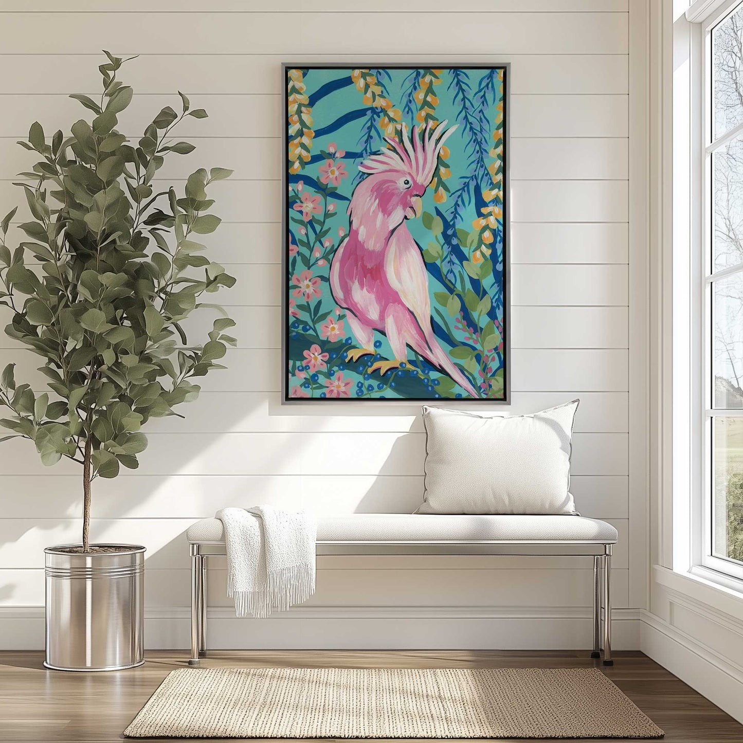 Picture of art in a room