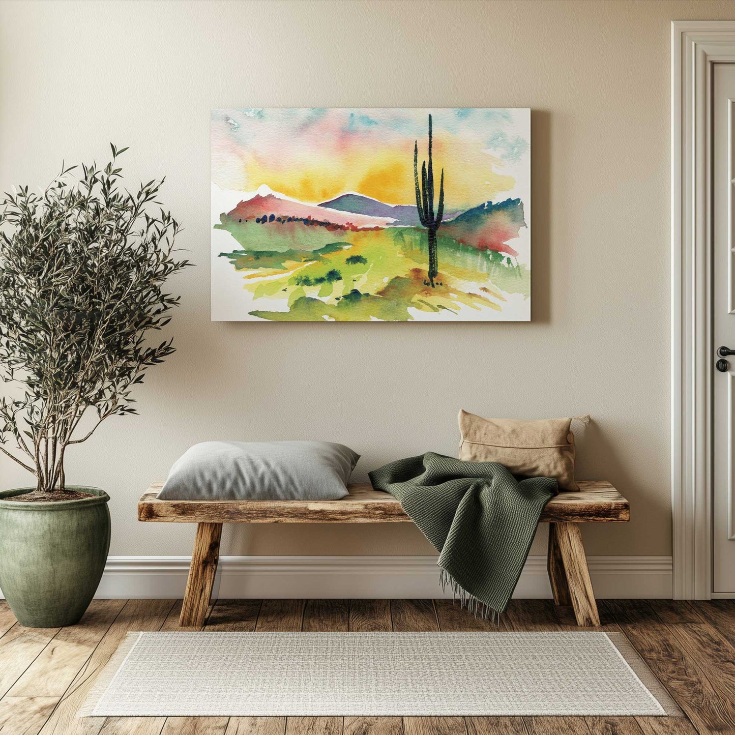 Picture of art in a room