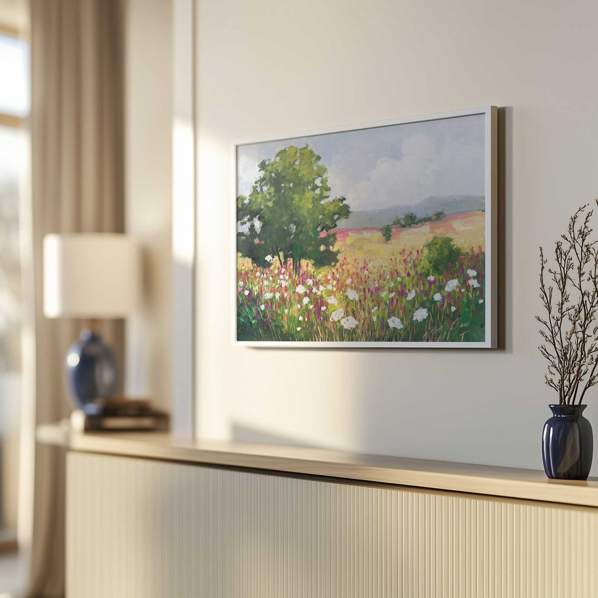 Picture of art in a room