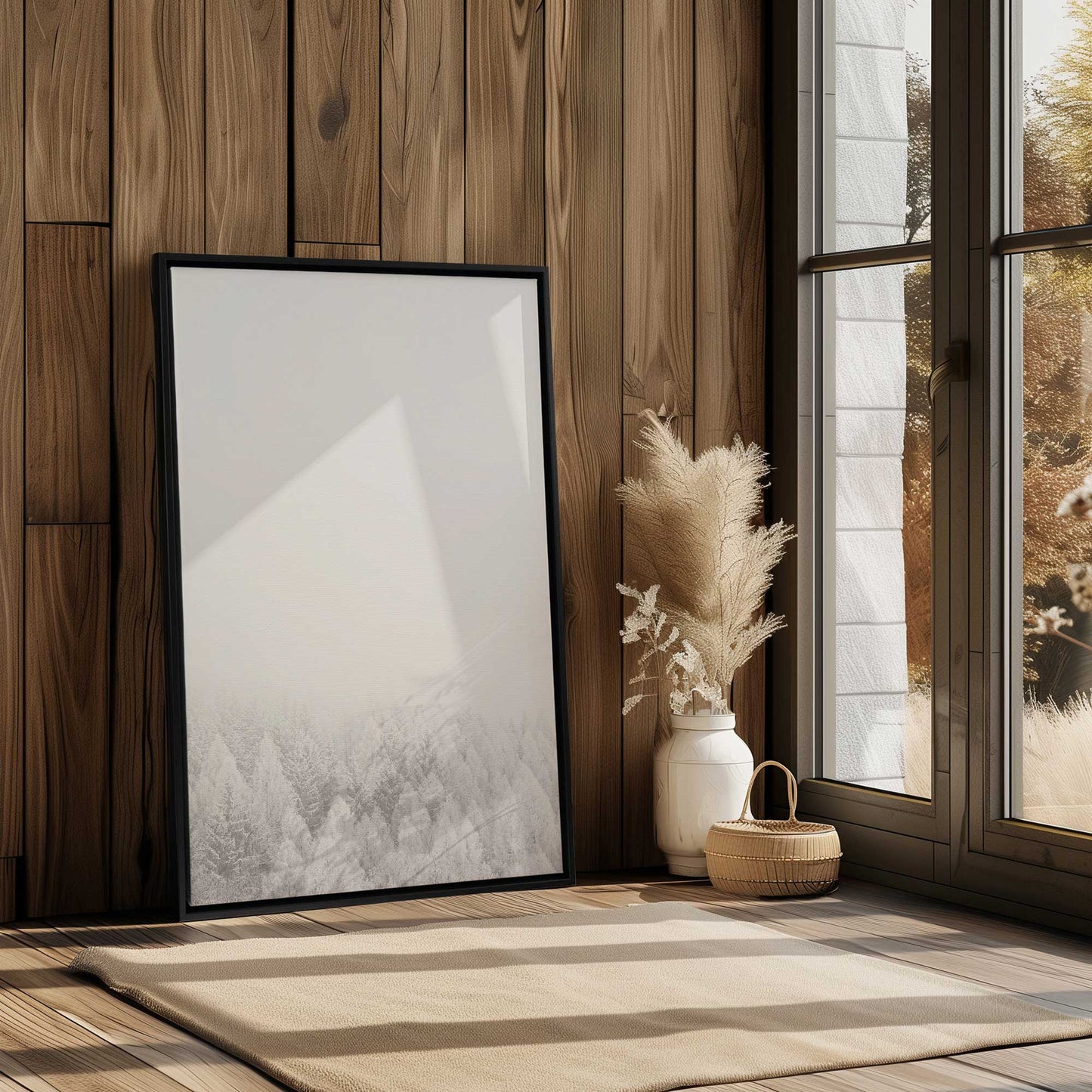 Frozen Forest Canvas Print