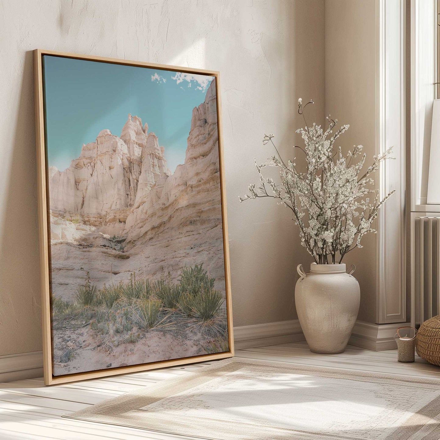 Sun-Kissed Canyon Canvas Print