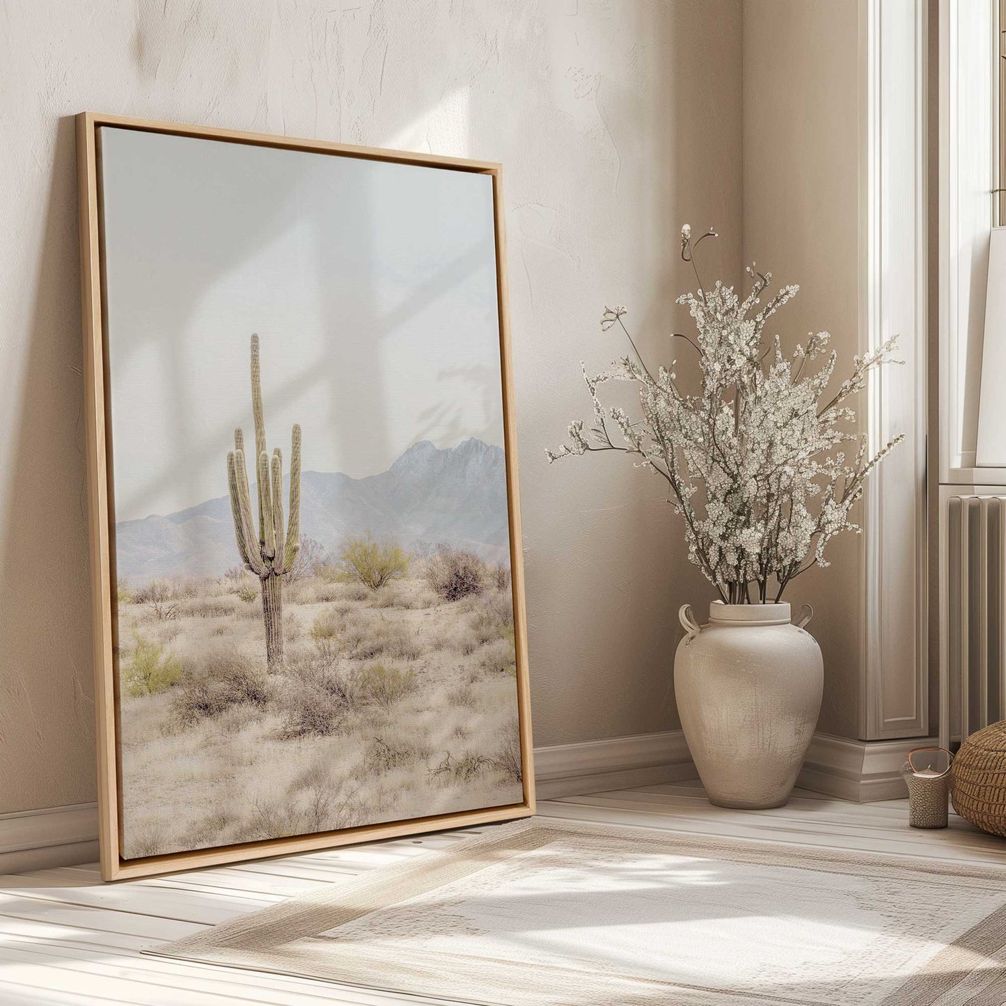 Lone Saguaro Cactus Canvas Print