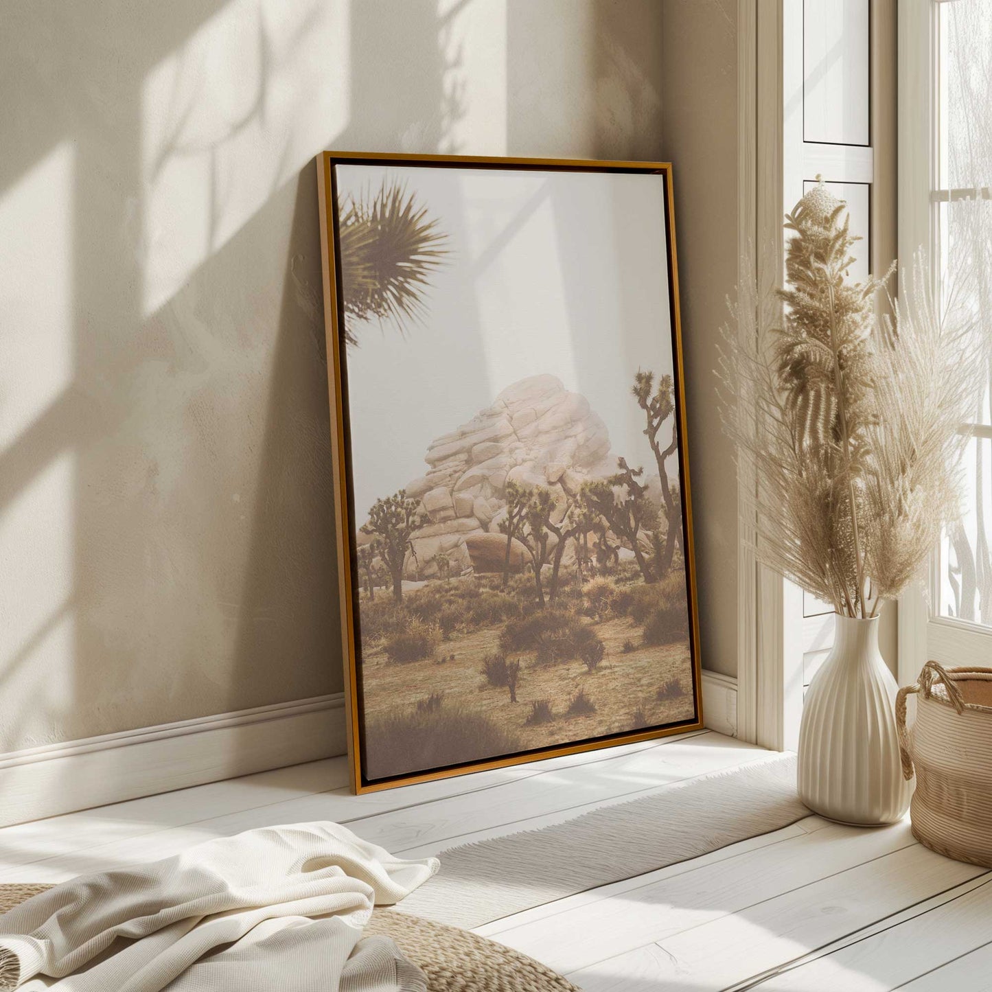 Joshua Trees in the Morning Canvas Print