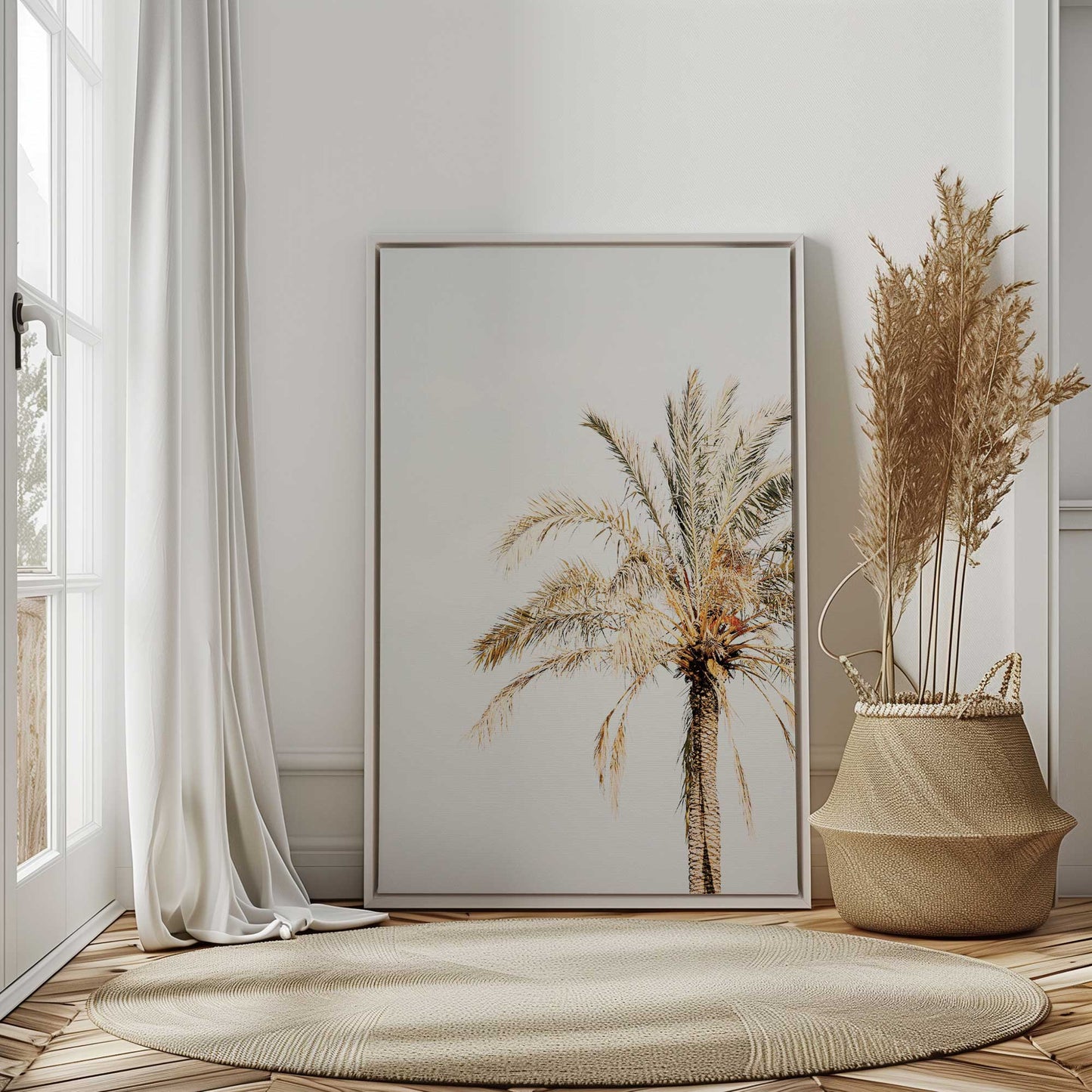 Palm Tree in the Sky Canvas Print
