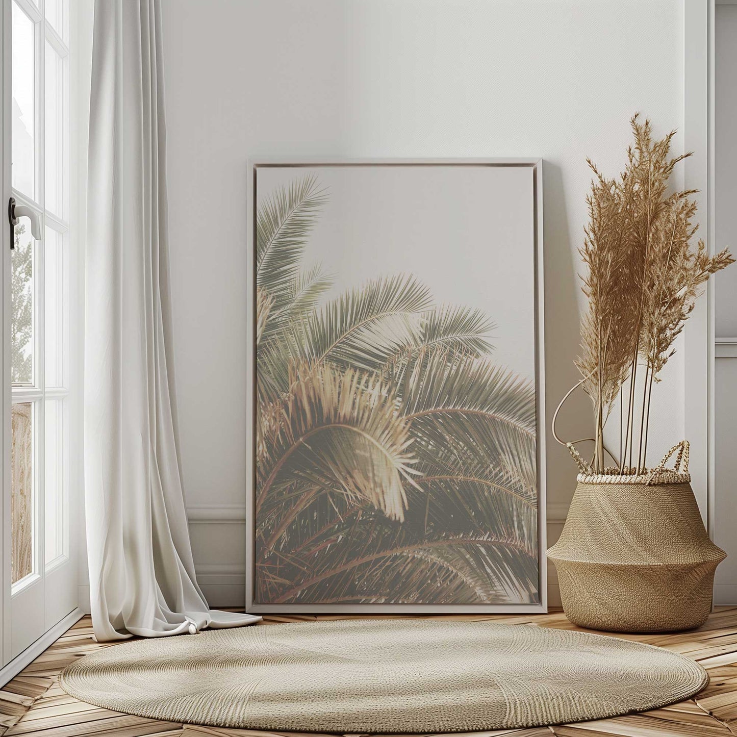 Palms in the Breeze Canvas Print